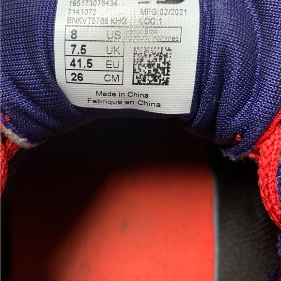 New Balance 997H 'Team Orange / Virtual Sky' Sneakers – Size 8 - Picture 5 of 13